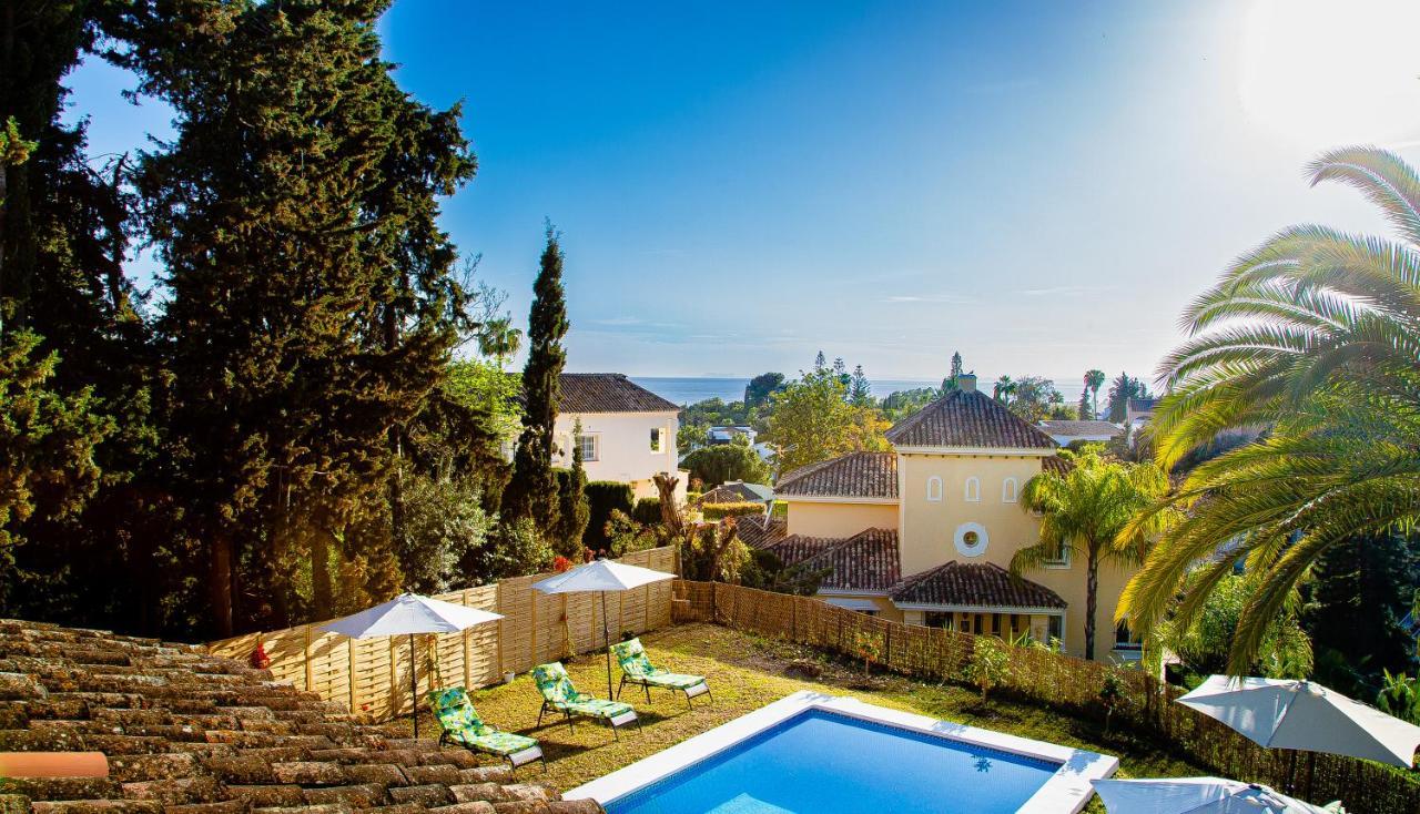 Villa Maria In El Rosario - Mit Sicht Auf Gibralta Marbella Esterno foto