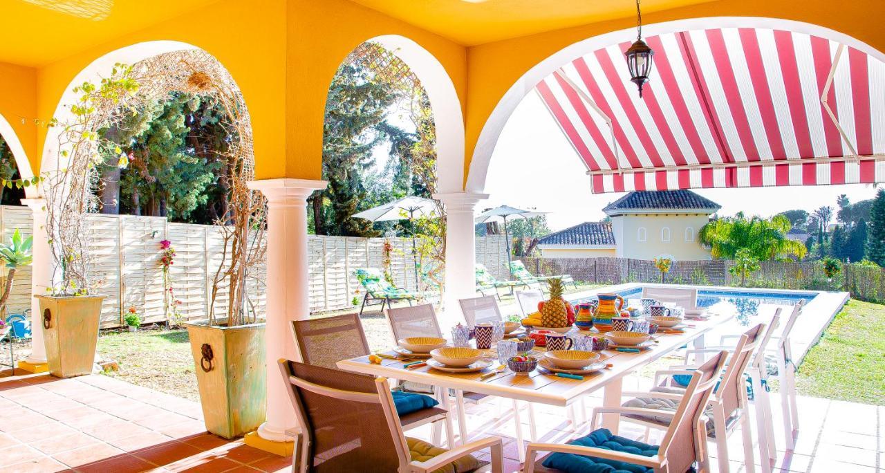 Villa Maria In El Rosario - Mit Sicht Auf Gibralta Marbella Esterno foto