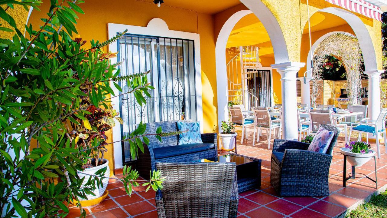 Villa Maria In El Rosario - Mit Sicht Auf Gibralta Marbella Esterno foto